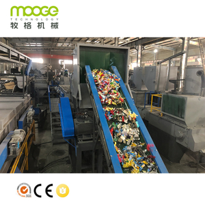 HDPE Bottle Washing Line Plastic Pe Pp Bottle Recycling Machine