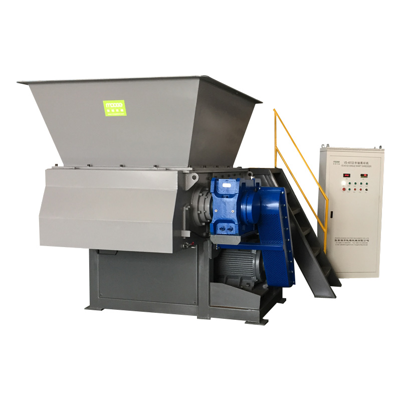 Single shaft plastic shredder na makina