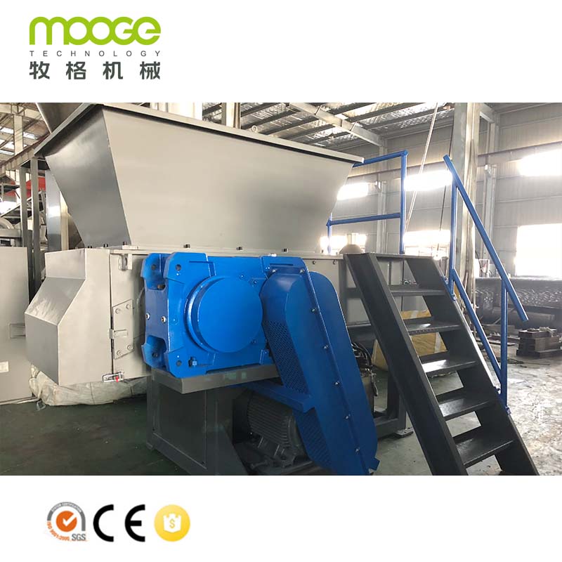 Malakas na Plastic Industrial Waste Grinder Single Shaft Shredder Machine