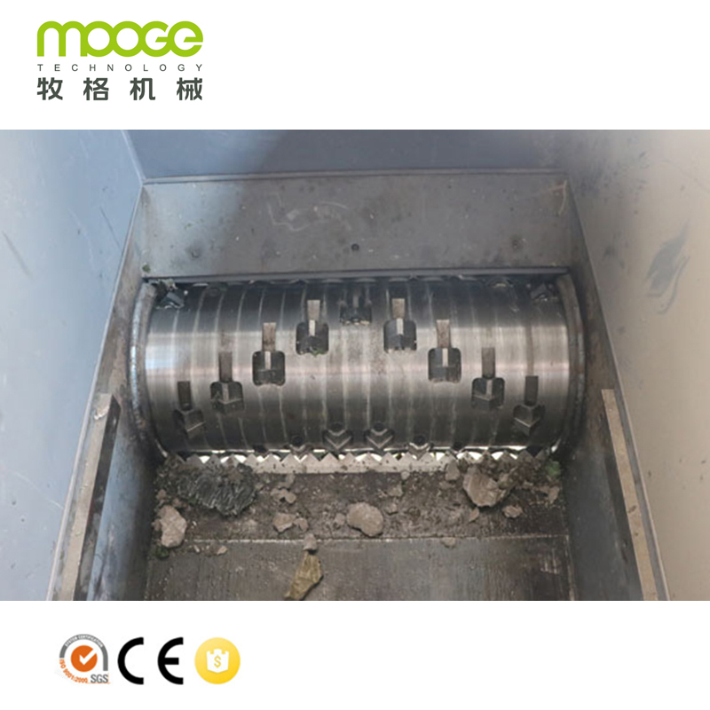 Single Shaft Malaking HDPE PE PP PVC Plastic Pipe Shredder