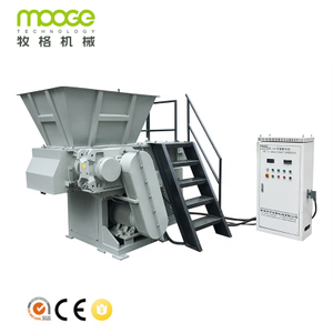 Malaking PE PVC makapal na pader pipe single shaft shredder machine