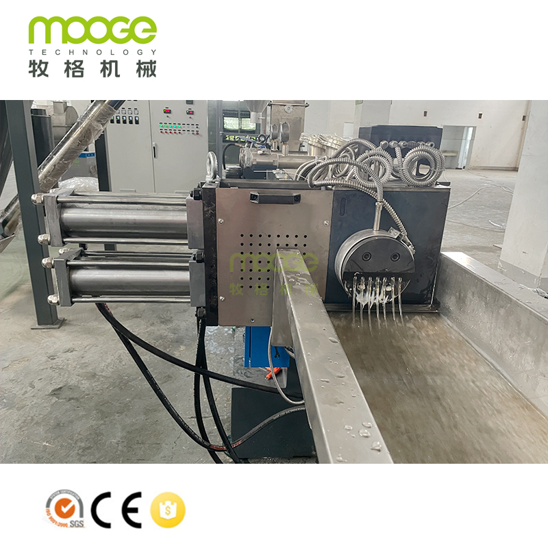 TDY92 Mataas na Produksyon 1000kg/h 304stainless Steel Made Recycled PET Bottle Flake Pelletizing Line