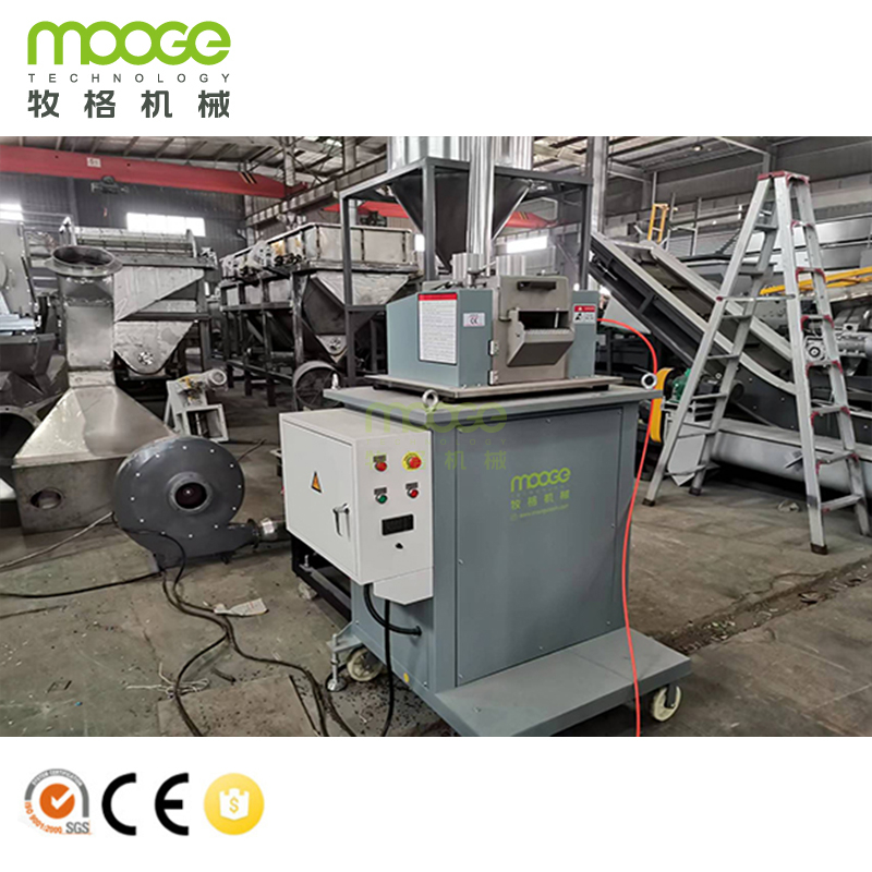 Waste PP PE Film Recycling Machine Double Stage Pelletizing Line na may Advanced na Pelletizer Cutter