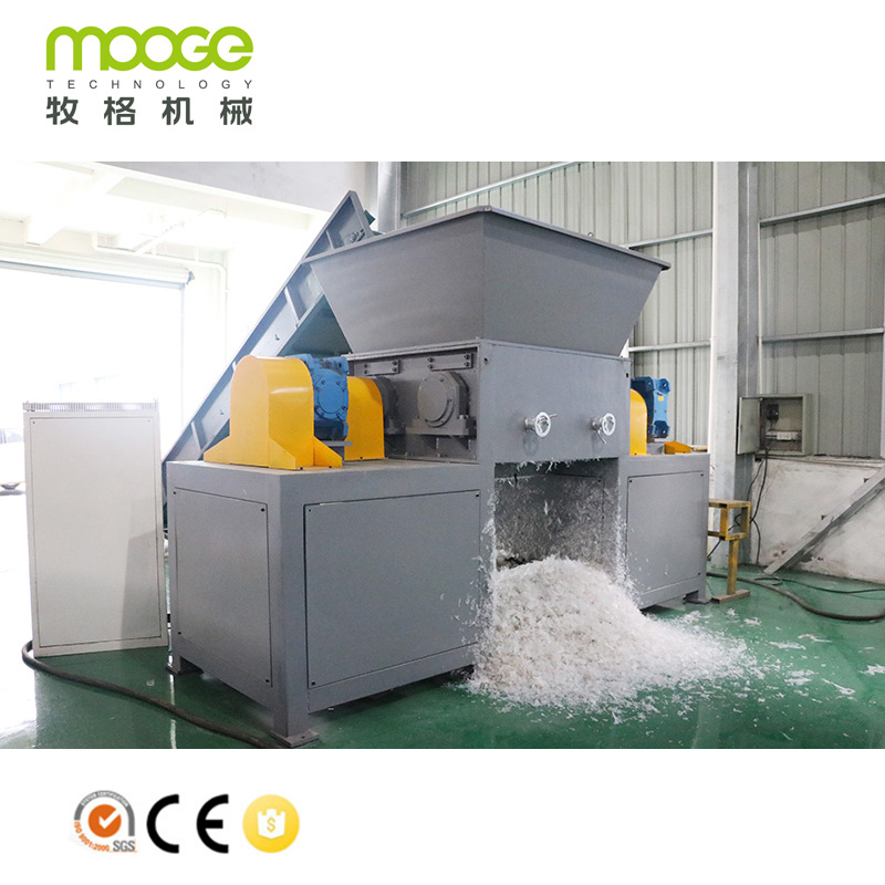 Double Shaft Waste Textile Shredder Fabric Shredding Machine