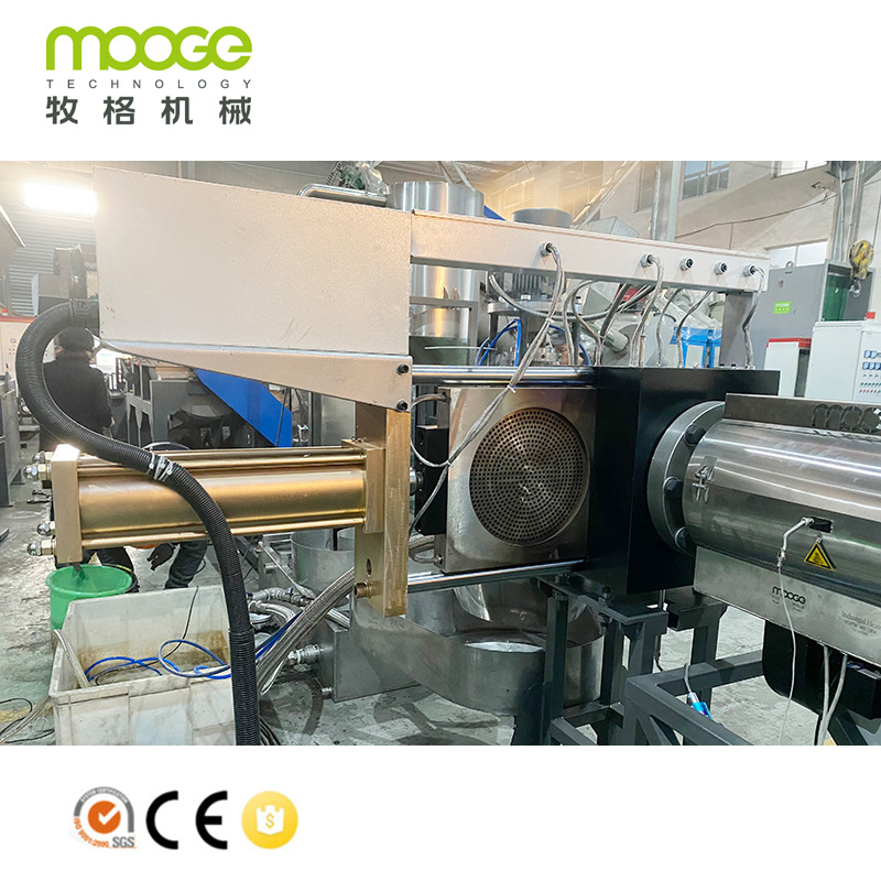 PE LDPE Film Flake Recycling Plastic Granulator Machine