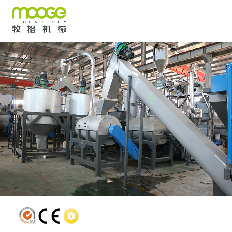 Waste Cola Bottle Plastic Pet Containers Washing Recycling Machine Line