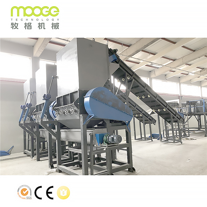 Waste Plastic PET Bottle Recycling Washing Line na may 300-6000 Kg/hr Capacity