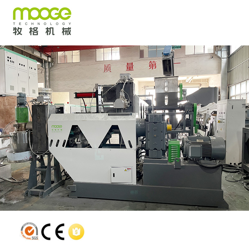 LDPE HDPE PP Plastic Pelletizing Granules Recycling Machine