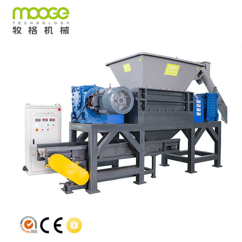 Twin Shaft Shredder Waste Scrap Metal Plastic Shredding Machine