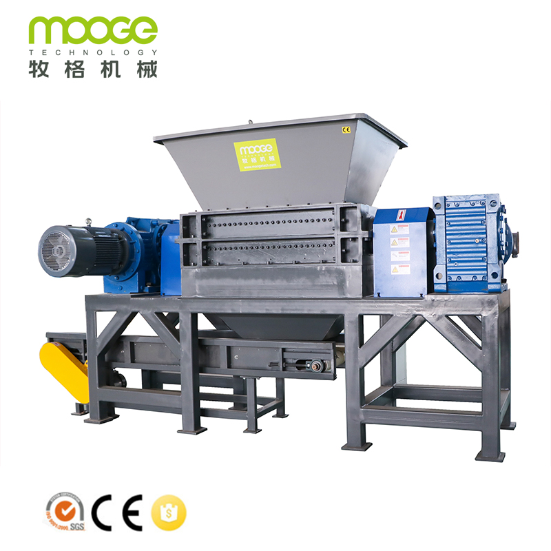 Twin Shaft Shredder Waste Scrap Metal Plastic Shredding Machine