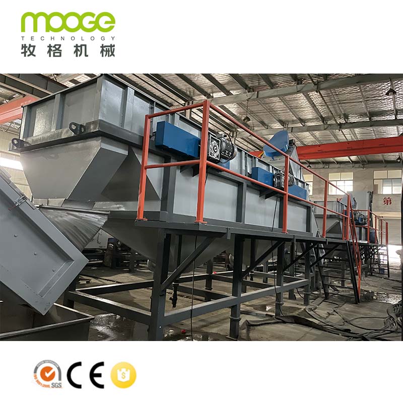 Mataas na Output PE PP Plastic Film Recycling Crushing Washing Drying Line