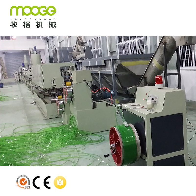 High Capacity Plastic Flakes PET Strapping Recycling Production Line