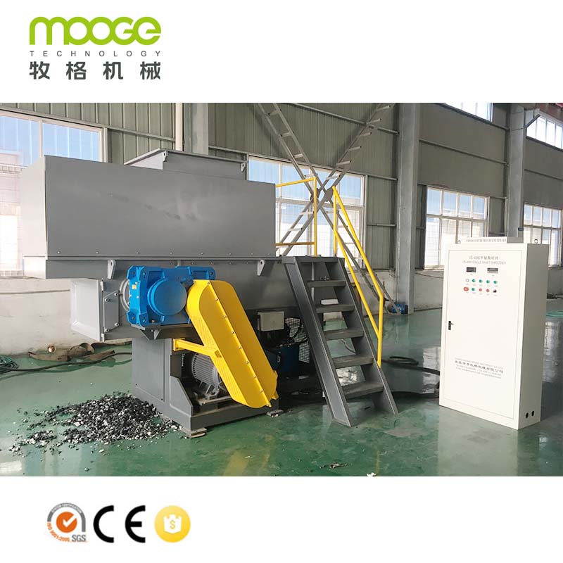 Industrial Plastic PVC PP PE HDPE Pipe Single Shaft Shredder Machine