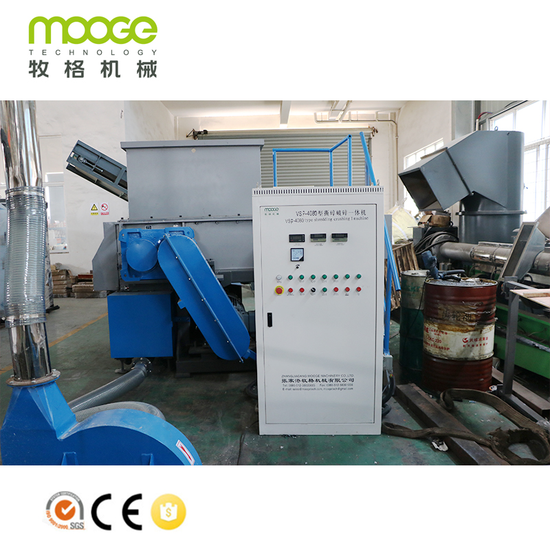 HDPE PE PP LDPE Plastic Barrel / Drum / Block / Bukol / Bote Shredding Crushing Shredder Crusher Machine