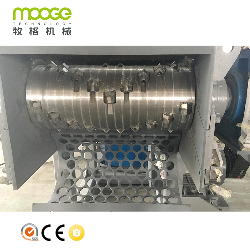 Industrial Plastic PVC PP PE HDPE Pipe Single Shaft Shredder Machine