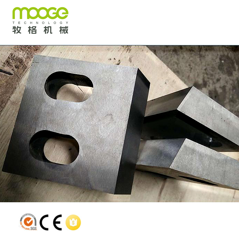 Nako-customize na High Quality 9Crsi / D2 Crusher Blade Para sa Plastic Recycling