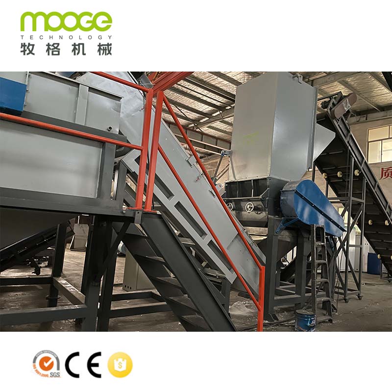 Mataas na Output PE PP Plastic Film Recycling Crushing Washing Drying Line