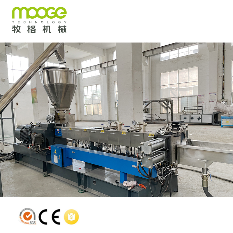 TDY92 Mataas na Produksyon 1000kg/h 304stainless Steel Made Recycled PET Bottle Flake Pelletizing Line