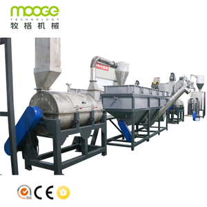 MOOGE Machinery Waste Plastic Polyester Bottles Recycling Washing Line