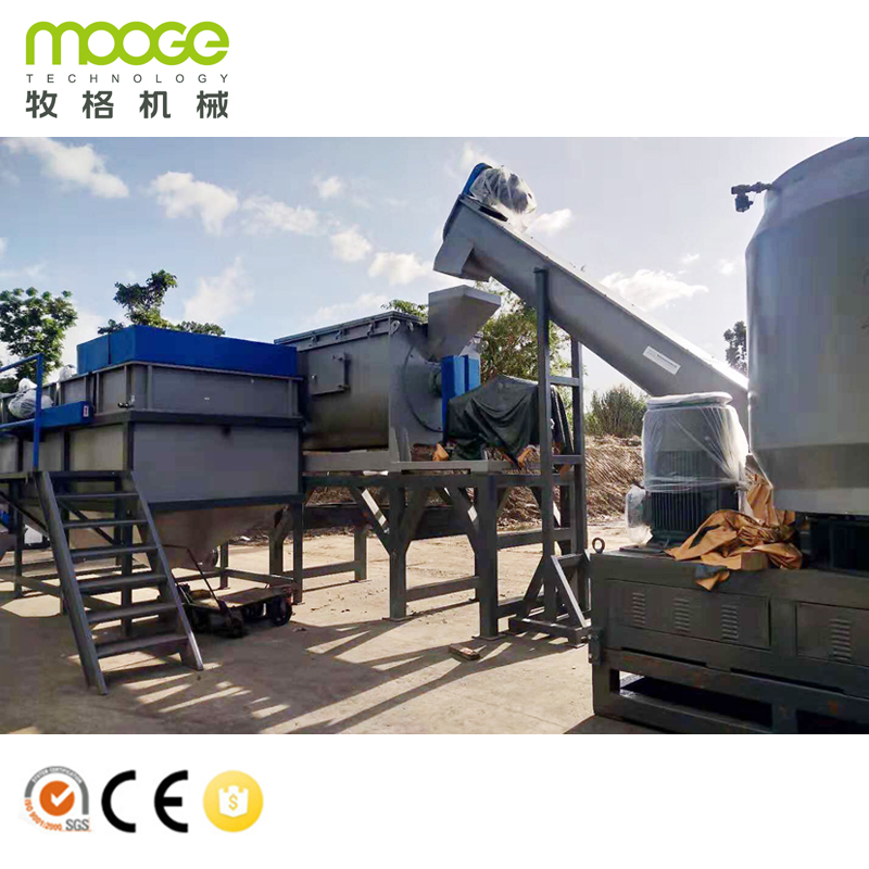 Hot Sell PE Mulching Film Washing Line/PVB Film Recycling Machine